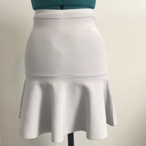 BCBG Baby blue high waisted skirt